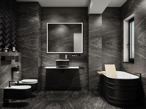 black and grey bathroom set|counter transparent grey black.